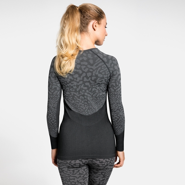 Odlo W's Bl Top Crew Neck L/S Blackcomb - Image 4