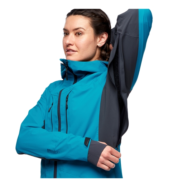 Black Diamond W Dawn Patrol Hybrid Shell - Image 7