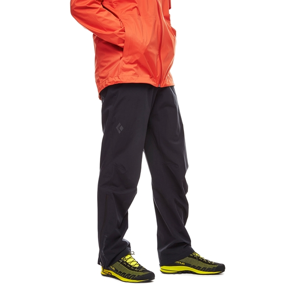 Black Diamond M Stormline Stretch Rain Pants - Image 3