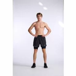 2Xu Aero 2-In-1 5 Inch Shorts Men