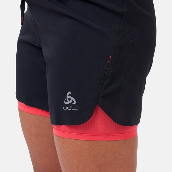 Odlo Axalp Trail 6 Inch 2-In-1 Shorts Women - Image 6