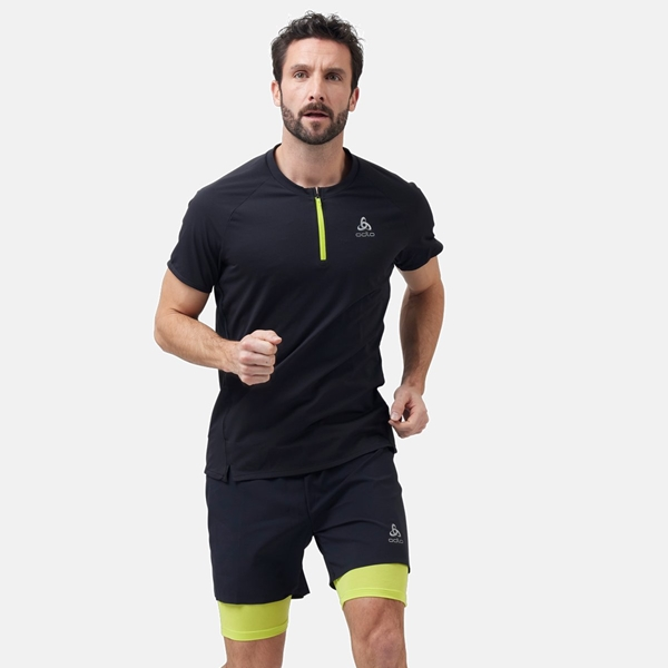 Odlo Axalp Trail S/S 1/2 Zip T-Shirt Men - Image 3