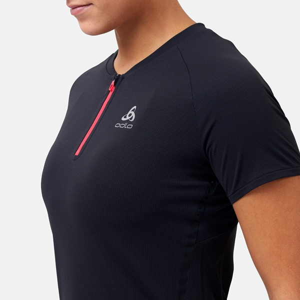Odlo Axalp Trail S/S 1/2 Zip T-Shirt Women - Image 5