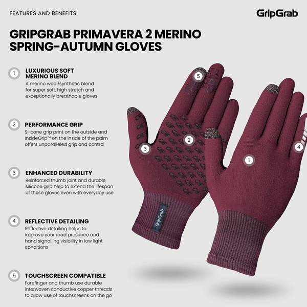 Gripgrab Primavera Merino Midseason Gloves 2 - Image 11
