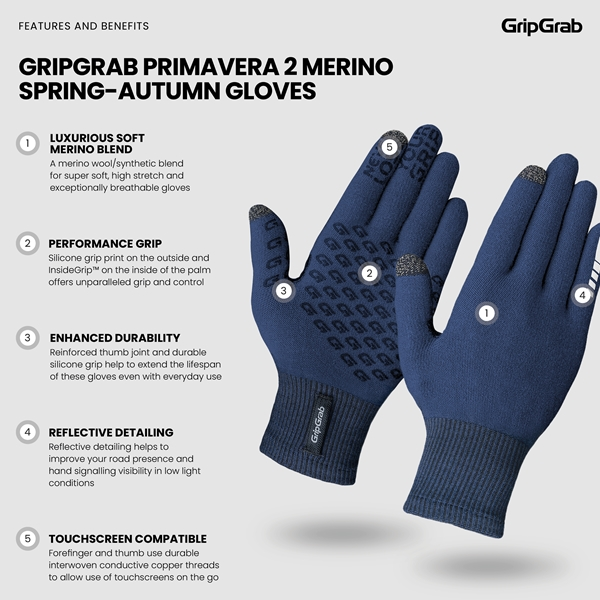 Gripgrab Primavera Merino Midseason Gloves 2 - Image 20