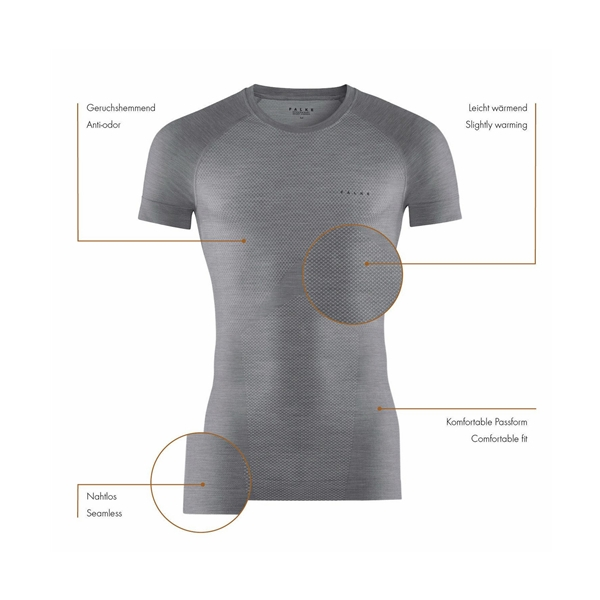 Falke Men Short Sleeve Shirt Wool-Tech Light - Image 5