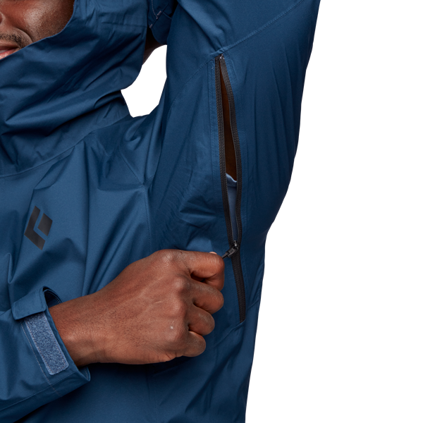 Black Diamond M Stormline Stretch Rain Shell - Image 7