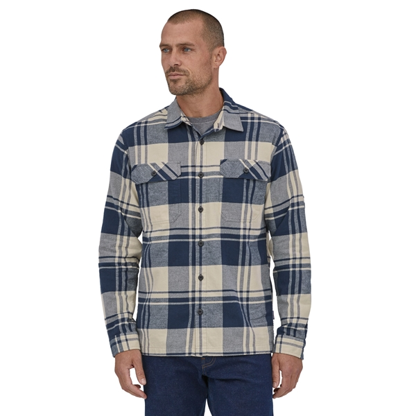 Patagonia M's L/S Organic Cotton MW Fjord Flannel Shirt - Image 2