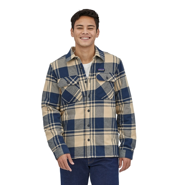 Patagonia M's Insulated Organic Cotton MW Fjord Flannel Shirt - Image 2