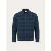 Knowledgecotton Apparel Classic Checked Cotton Buttoned Overshirt
