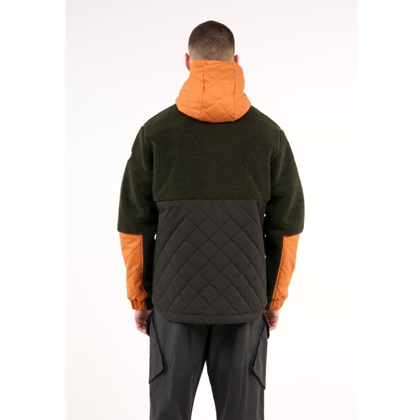 KnowledgeCotton Apparel Outdoor Teddy Mix Jacket - Grs/Vegan - Image 4