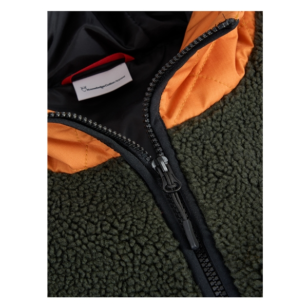 KnowledgeCotton Apparel Outdoor Teddy Mix Jacket - Grs/Vegan - Image 5