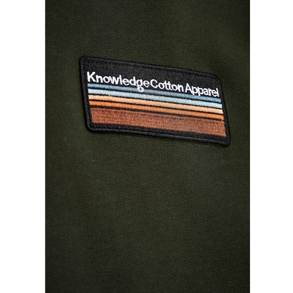 KnowledgeCotton Apparel Oversized Badge Hood Sweat - Gots/Vegan - Image 7