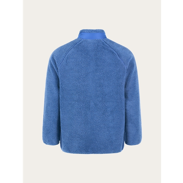 Knowledgecotton Apparel Oversized Raglan Teddy Polyester Zip Sweat - Image 2