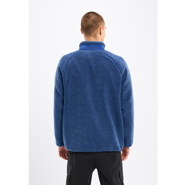 Knowledgecotton Apparel Oversized Raglan Teddy Polyester Zip Sweat - Image 5