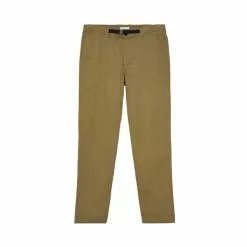 KnowledgeCotton Apparel Regular Twill Pant Belt Details - Gots/Vegan