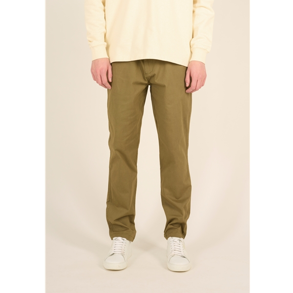 KnowledgeCotton Apparel Regular Twill Pant Belt Details - Gots/Vegan - Image 2