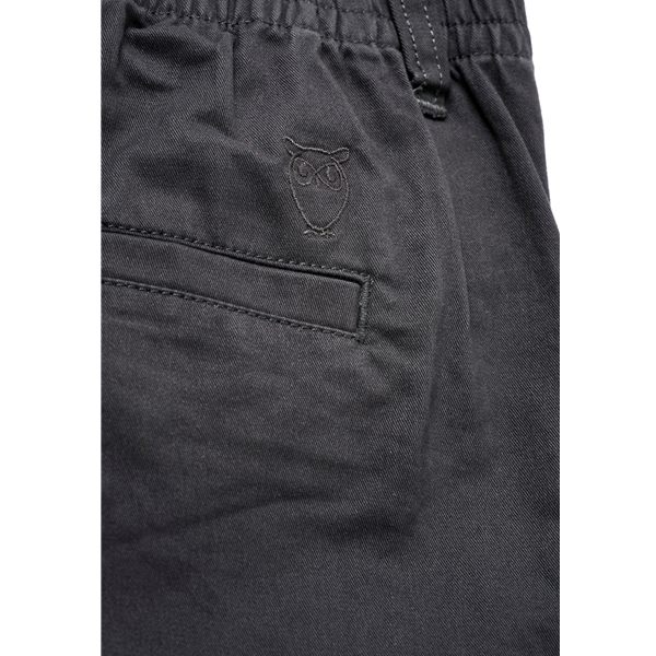 KnowledgeCotton Apparel Regular Twill Pant Belt Details - Gots/Vegan - Image 4