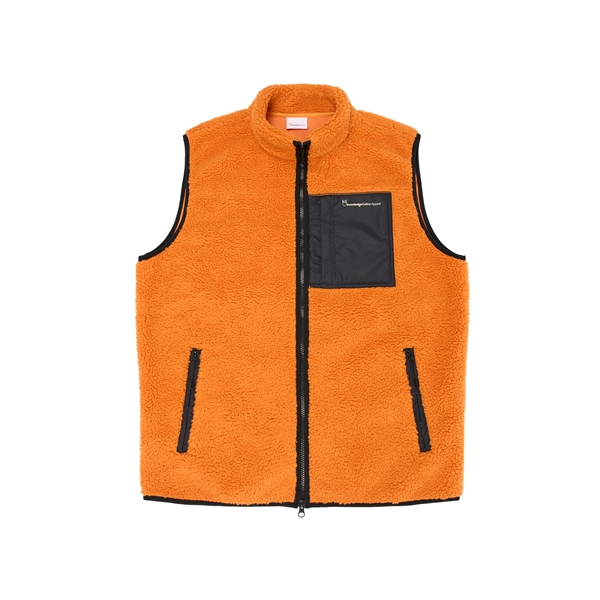 KnowledgeCotton Apparel Teddy Fleece Vest - Grs/Vegan - Image 5