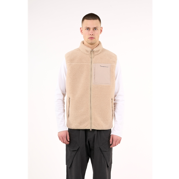 KnowledgeCotton Apparel Teddy Fleece Vest - Grs/Vegan - Image 11