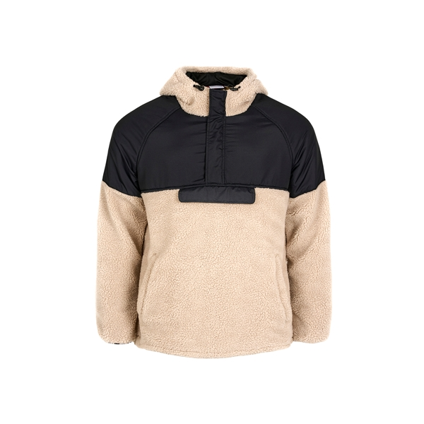 KnowledgeCotton Apparel Teddy Oversized Anorak - Grs/Vegan - Image 4