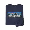Patagonia M's L/S P-6 Logo Responsibili-Tee