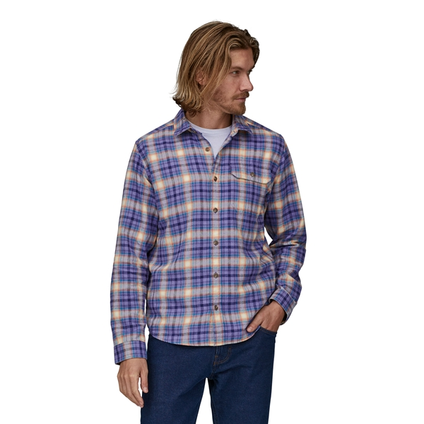 Patagonia M's L/S Cotton In Conversion LW Fjord Flannel Shirt - Image 2