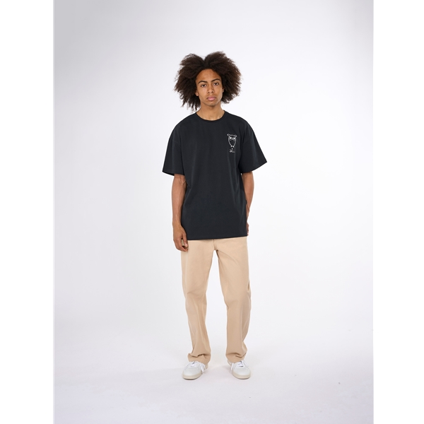 Knowledgecotton Apparel Loose Camp Front Print T-Shirt - Gots - Image 2