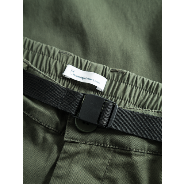 Knowledgecotton Apparel Regular Twill Pant Belt Details - Gots/Vegan - Image 5