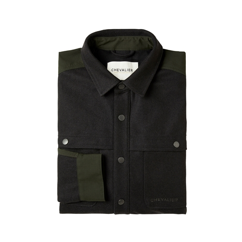 Chevalier Beat Wool Overshirt Men - Image 3