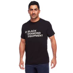 Black Diamond M Stacked Logo SS Tee
