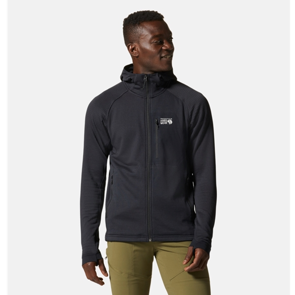 Mountain Hardwear Mens Polartec® Power Grid™ Full Zip Hoody