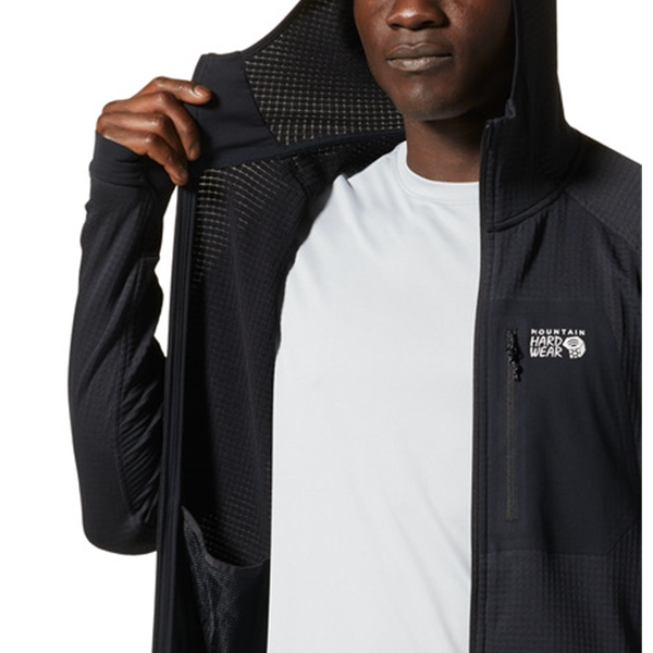 Mountain Hardwear Mens Polartec® Power Grid™ Full Zip Hoody - Image 3