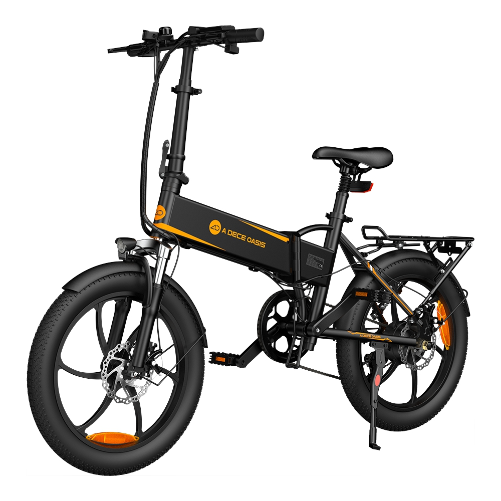 Folding Electric Bicycle ADO A20 XE, Black - Image 3