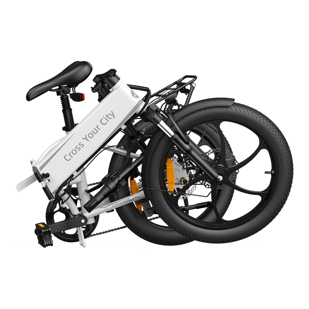 Folding Electric Bicycle ADO A20 XE, White - Image 4