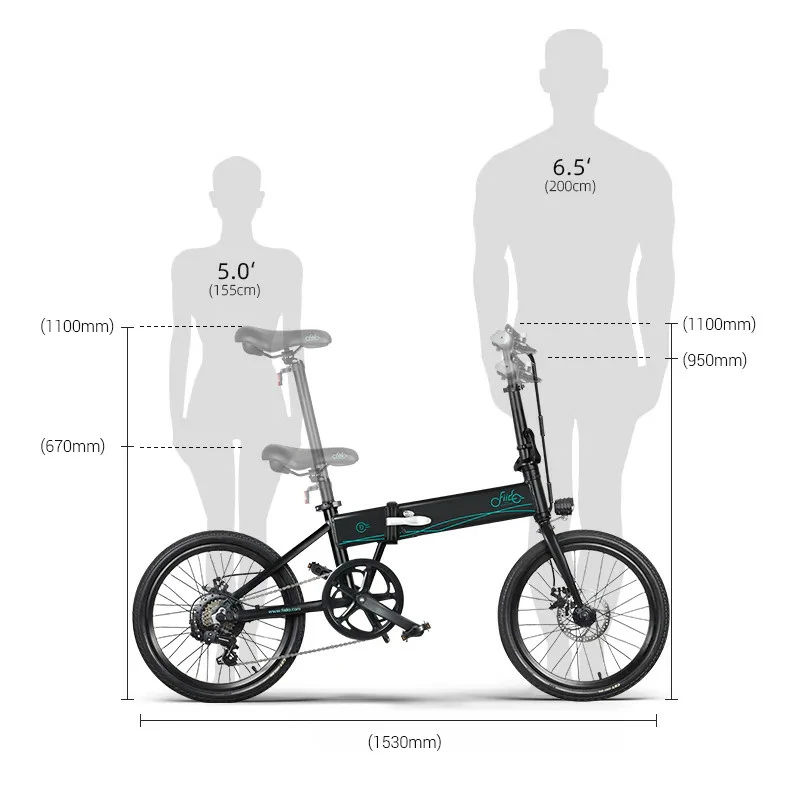 Electric Bicycle Fiido D4S (36 V / 10,4 Ah), Foldable - Image 4